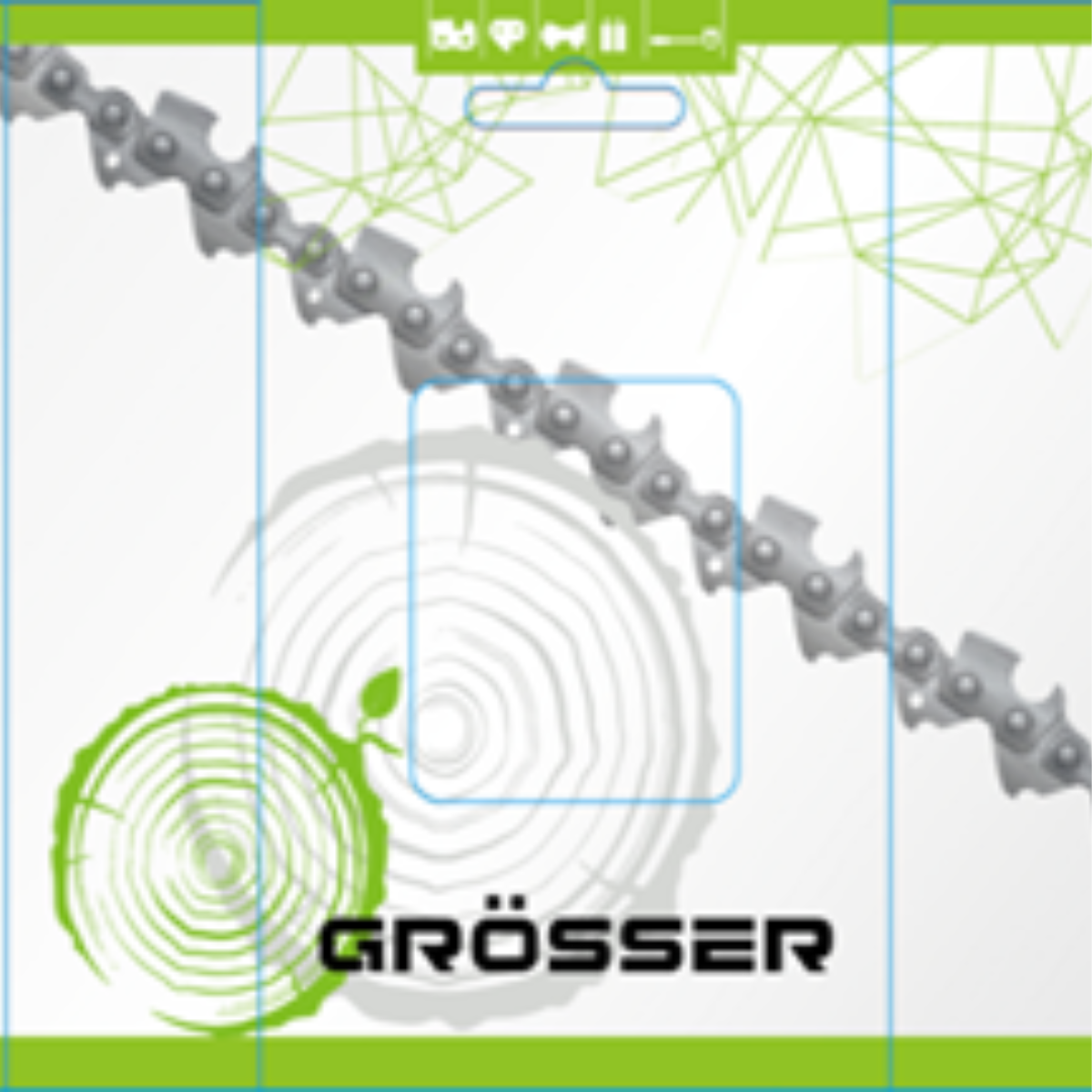 Ланцюг пильний Grosser 15" 0,325 64T RS